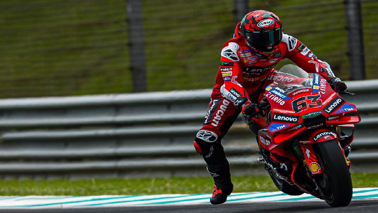 Francesco Bagnaia Ducati World Champion Now Finding Joy in Ninth Place