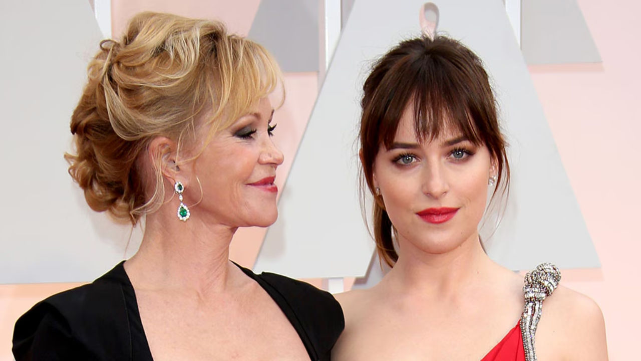 Melanie Griffith and Dakota Johnson Share Rare Red Carpet Moment
