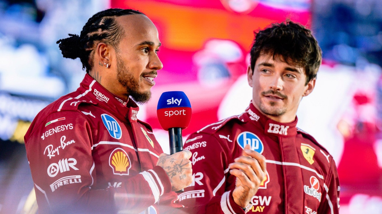 Ferrari Shine as Lewis Hamilton and Leclerc Lead FP2 in Baku While McLaren Struggles