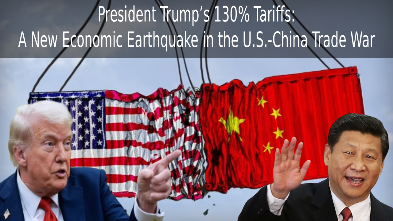 President Trump’s 130% Tariffs: A New Economic Earthquake in the U.S.-China Trade War