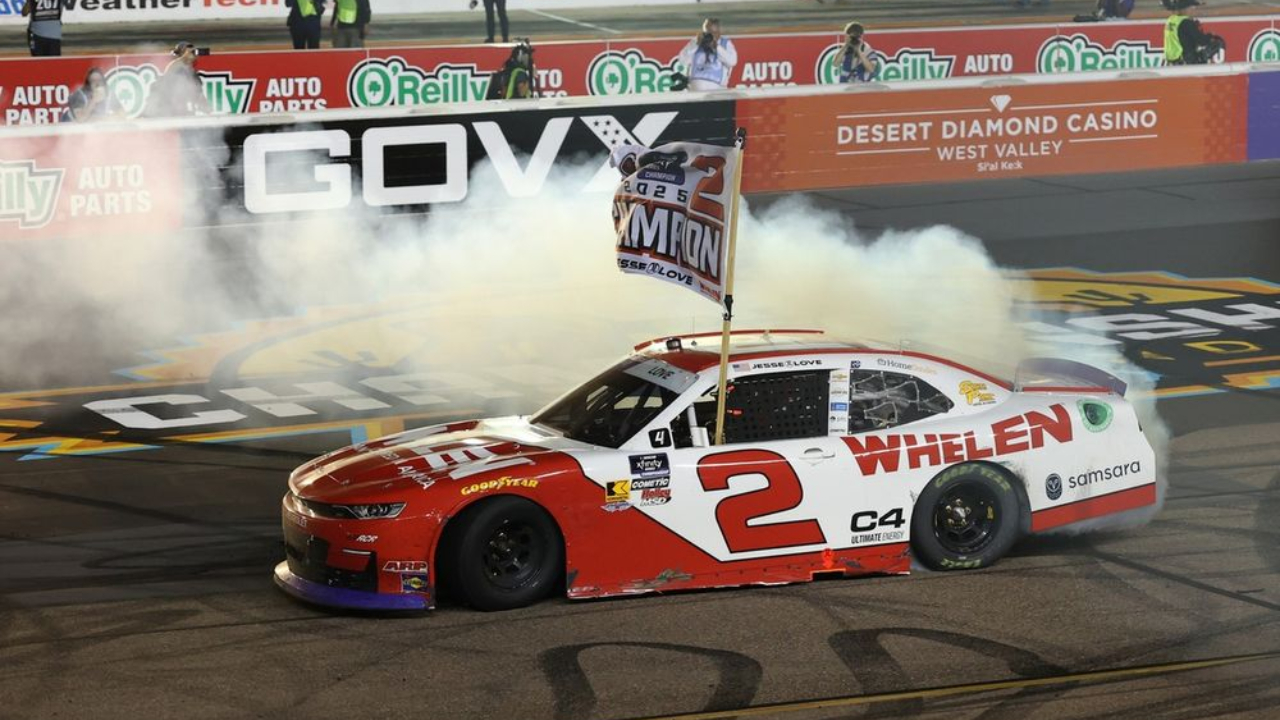Jesse Love Takes Final-Race Victory Over Connor Zilisch to Earn 2025 Xfinity Title