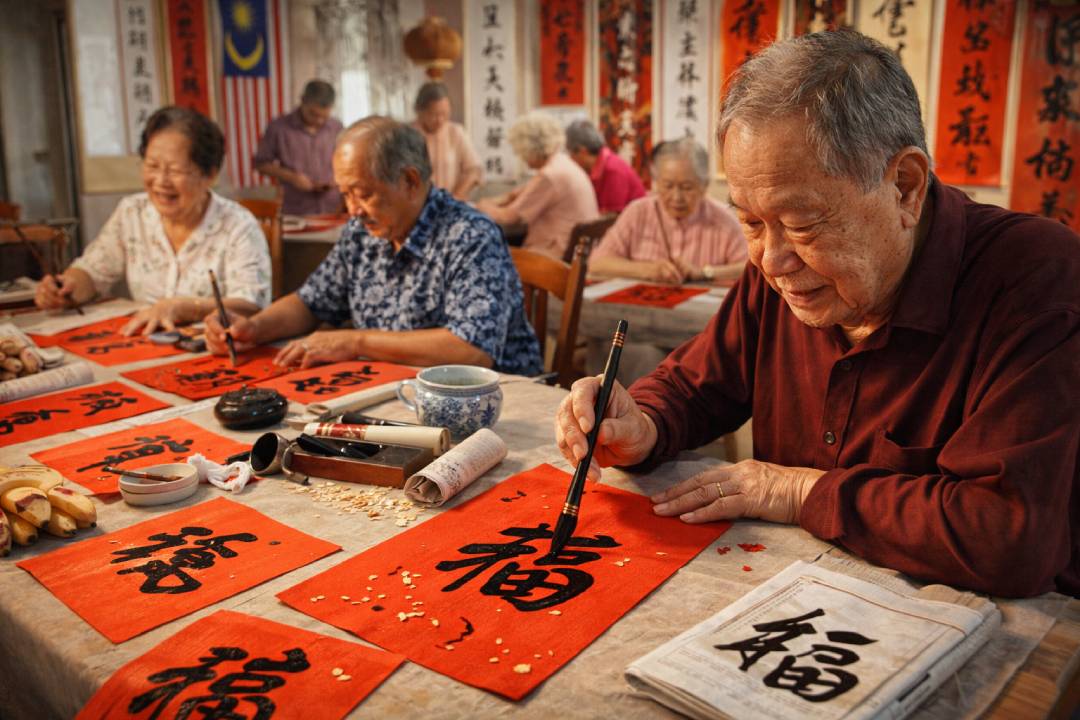 Chinese Calligraphy Gains Renewed Interest Among Malaysian Seniors
