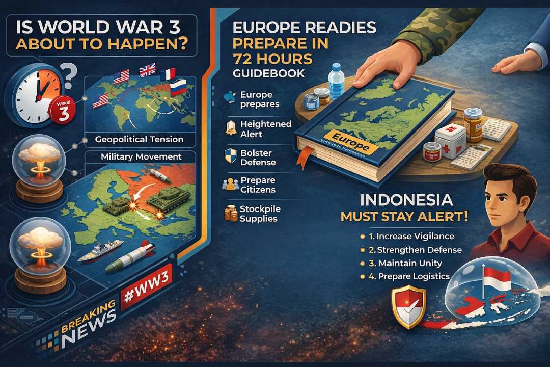How Did World War III Predictions Come About? Europe Prepares 72-Hour Emergency Guidelines, Indonesia Urged to Be Vigilant